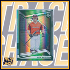 2022 Panini Elite Extra Edition Baseball Status Nick Biddison 002/499 #135