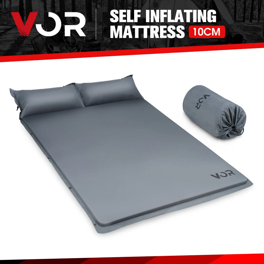 VOR Self Inflating Mattress 10cm Sleeping Mat Camping Hiking Air