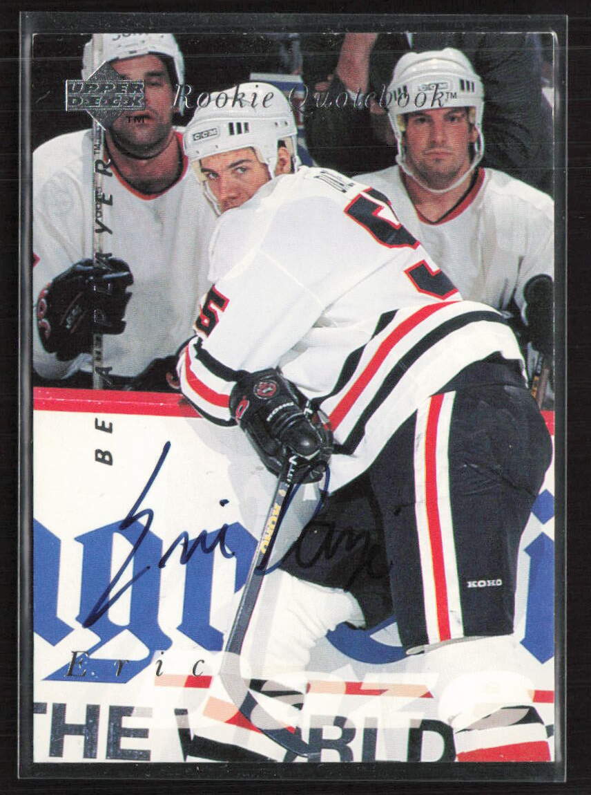 1995-96 Upper Deck Be a Player #S170 Eric Daze Autographs