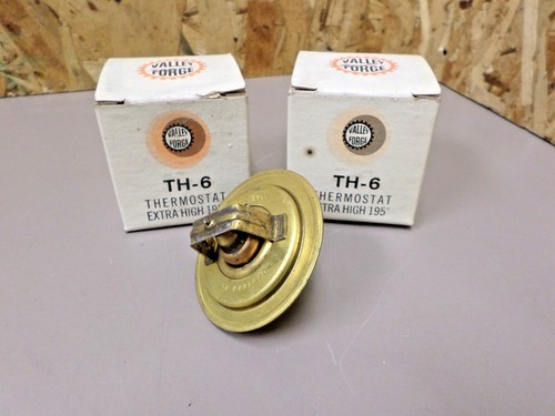 2 1/2" 195 Degree ENGINE THERMOSTAT (LOT OF 2) MADE IN USA