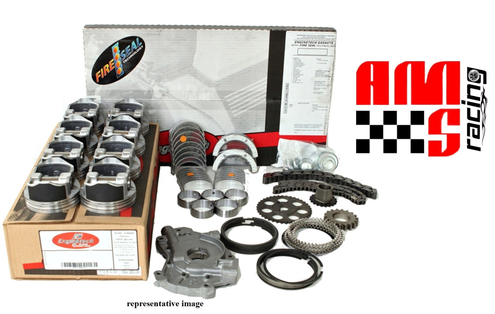 Engine Rebuild Overhaul Kit for 2003-2004 GM Chevy 4.8L 293 Gen III LS