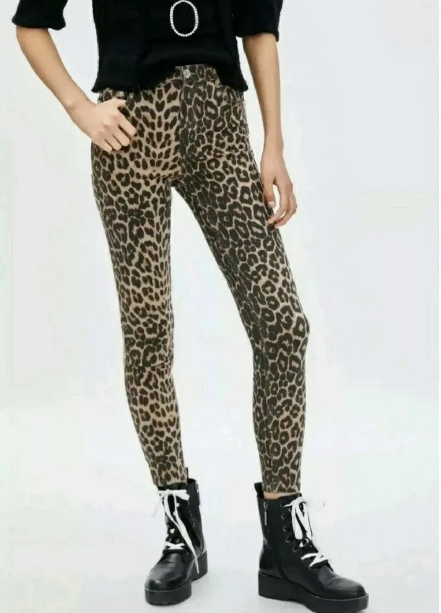 Zara leopard deals leggings