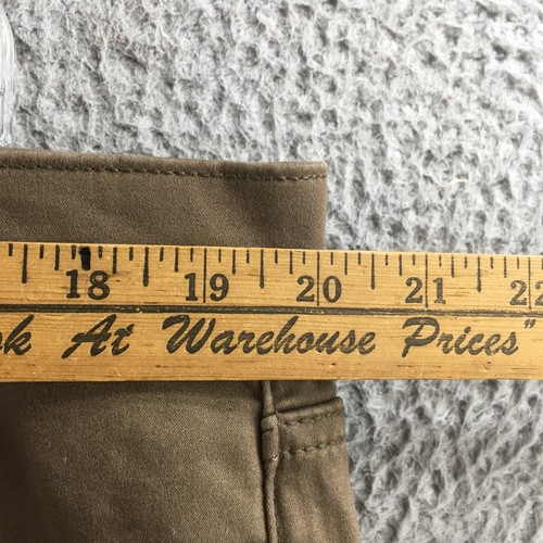 Lucky Brand Straight Pants Mens 38x30 (actual 40x29) Brown Cotton Blend Zip Fly - Picture 6 of 21