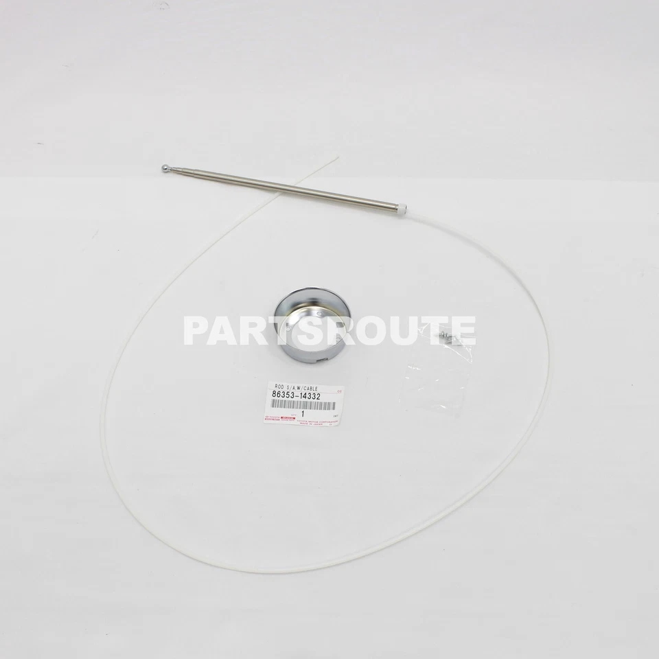 Cable de varilla de mástil de antena genuino OEM Toyota Land Cruiser Camry Celica 86353-14332 Foto 2 de 2
