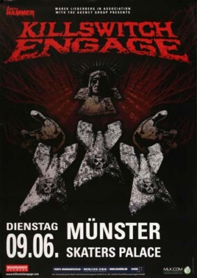 Killswitch Engage - Münster, Münster 2008 | Konzertplakat | Poster