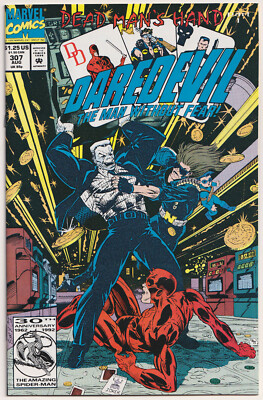 Daredevil 307 NM/M 9.8 Marvel 1992 Tombstone Scott McDaniel | eBay