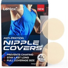 Anti-Chafing Men s Nipple Covers Waterproof and Sweatproof Adhesive 40 Pairs