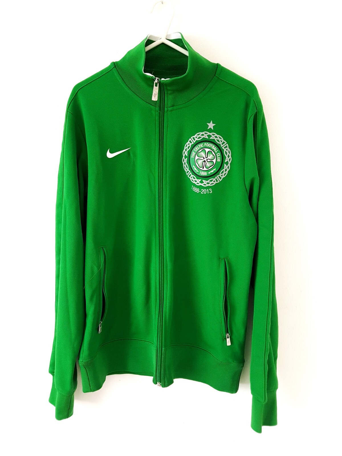 SACAI X NIKE Giacca top pista celtica. Medium. Nike 125° Anniversario Originali. Verde Adulti M