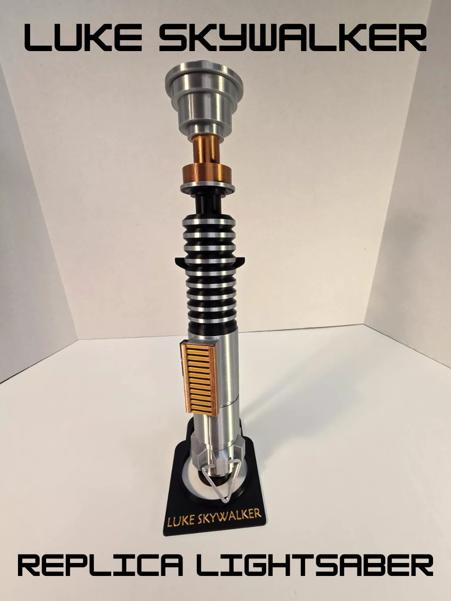 Luke Skywalker Inspired Lightsaber Replica Star Wars ROTJ, Full Size- 3D Printed