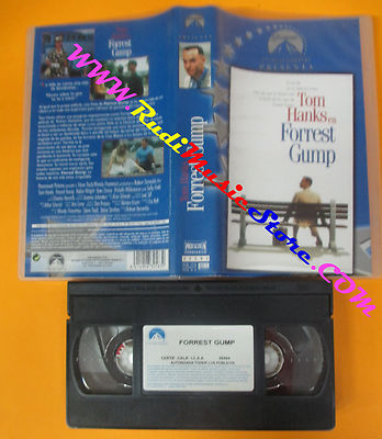 VHS Film FORREST GUMP 1994 Tom Hanks PARAMOUNT 32583 Spanisch (F31) no dvd