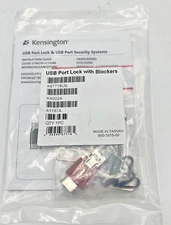 Kensington USB Port Lock with Blockers K67718US Data Security SEALED NEW