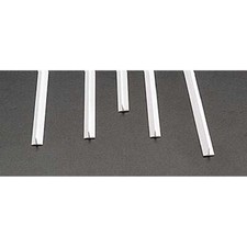 Plastruct 90565 TFS-6 White Plastic Tee 5 3/16"H x 3/16"W x .030"T x 24" Long