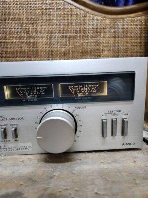 ONKYO A-5900 インテグレーテッドステレオアンプ Vintage ONKYO A-5900 Integrated Amplifier Operation