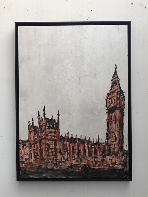 Original Ölbild   Daniel Pultorak   Unikat   Moderne Kunst   London Big Ben