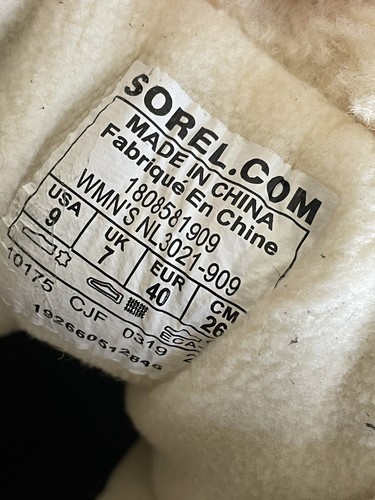 Sorel Joan of Arctic Wedge II Shearling Boots Sz 9 - Picture 6 of 9