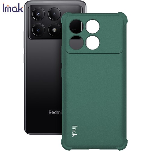 IMAK For Xiaomi POCO X6 Pro 5G, Shockproof 4 Airbags Sandy Matte Soft Case Cover - Picture 7 of 16