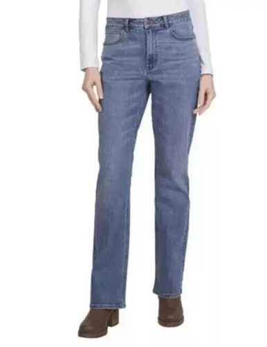 Wrangler Women's High Rise Bootcut Free to Stretch Jeans Blue Size 14 32" Inseam - Picture 1 of 4