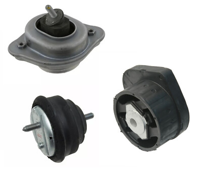 2 Corteco Febi Engine Motor + 1 URO Transmission Mounts for BMW 