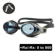 Swimming prescription optical goggles + Rx -Rx Adult children glasses eyewear 