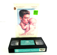 Unwed Father VHS M15 PAL R4 Peacock Films Australia Ex Rental Big Case