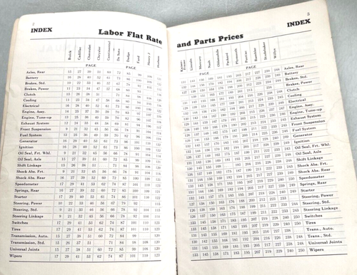 Auto Flat Rate Manual 1956 1947 1948 1949 1950 1951 1952 1953 Ford Chevy Dodge - Picture 6 of 6