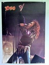 Dio Black Sabbath Poster Original Vintage Holy Diver Niji Productions Circa 1983