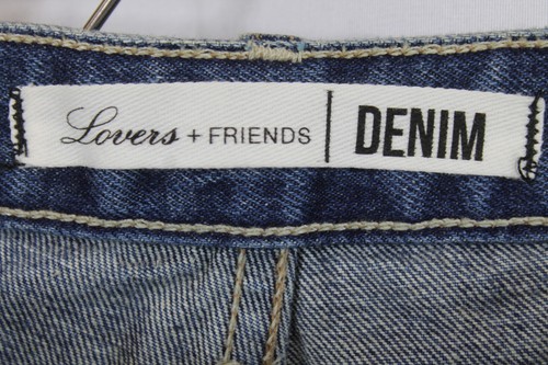 Womens Lovers + Friends Denim High Rise Tapered Jeans Waist 29 NWT $166 - Picture 3 of 4