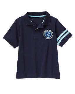 Camisa polo Gymboree Nueva con etiquetas Space Voyager manga corta equipo espacial talla 3 - Imagen 1 de 6