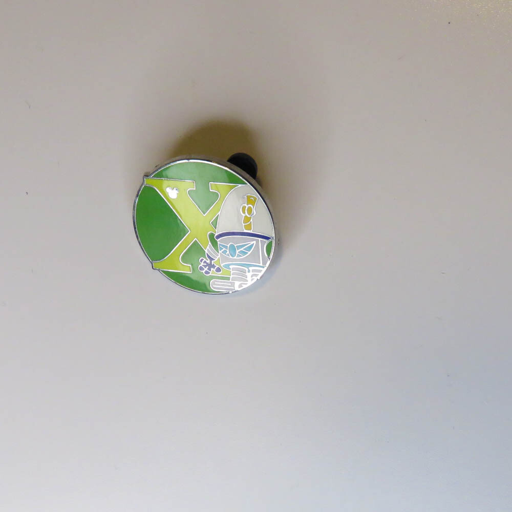 X XR Alphabet Letter Hidden Mickey WDW Disney Pin