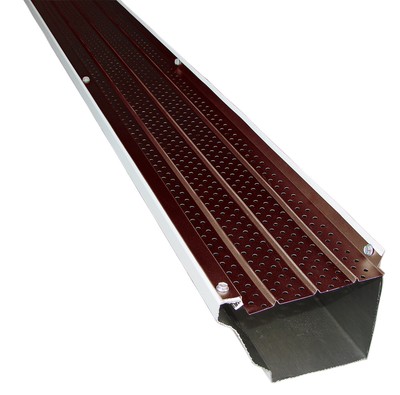 102/' Brown High Profile 5/" Gutter Guards NEW FlexxPoint 30 Year Gutter Cover