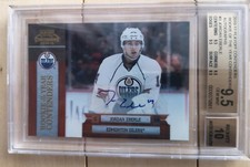 2010-11 Panini Jordan Eberle Rookie Of The Year Contentera Auto /50 BGS 9.5 True