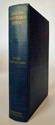 CHIEF PRE-SHAKESPEAREAN DRAMAS Joseph Quincy Adams 1924
