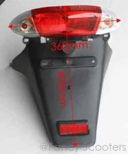 REAR TAIL LIGHT WITH FENDER FOR PEACE SPORTS 150CC SCOOTER TPGS-808