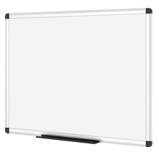 Versatile 24x18 Silver Aluminum Frame Magnetic Dry Erase Board for All Settings