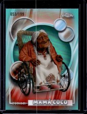 2026 Topps Chrome Disney Mama Coco Aqua Refractor #/199
