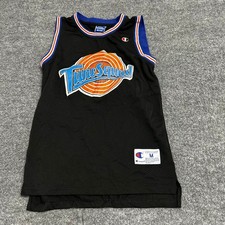 Champion Jersey Mens Size M Black Tune Squad MJ 23 Mesh Space Jam 90s