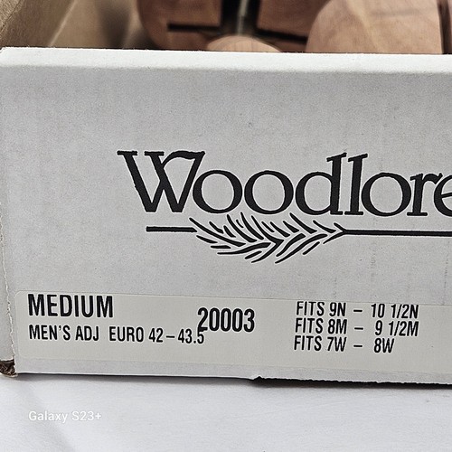 Woodlore Aromatic Cedar Shoe Trees Men's Medium Adjustable Vintage New In Box - Picture 8 of 10