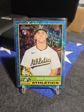 2025 Topps Heritage High Number RC #525 MAX MUNCY Blue Sparkle Chrome Athletics
