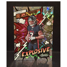 ‼️Case Hit‼️2023 Panini Absolute Bijan Robinson Explosive Rookie Insert Falcons 