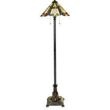 Inglenook - 2 Light Floor Lamp - 62 Inches high Floor Lamp Quoizel Lighting