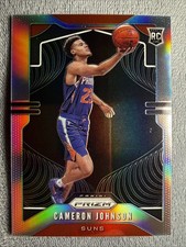 2019-20 Panini Prizm Cameron Johnson RC Prizm Silver Rookie #257 Suns