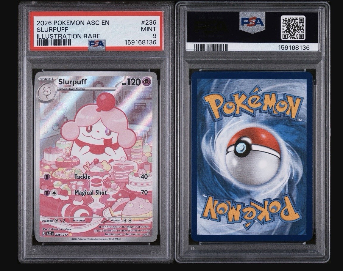 slurpuff pokemon card Slurpuff 236/217 Me: Ascended Heroes Holo for sale online
