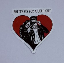 Pretty Cool For A Dead Guy Skeleton Sticker Decal Love Art Vinyl Journal Tc6
