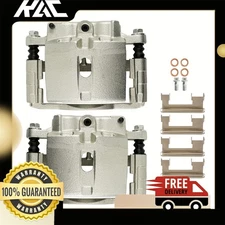 Front Brake Calipers w/ Bracket For Chevrolet Silverado 1500 2500 HD Set of 2