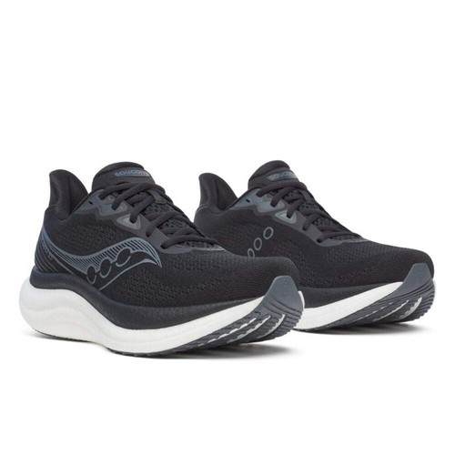 Saucony Triumph 23 para hombre - negro/blanco - Imagen 2 de 7