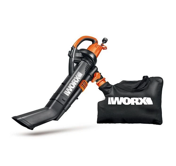 WG509 Worx TRIVAC 3-en-1 soplador/triturador/aspirador eléctrico con hoja de metal-OB Foto 2 de 4