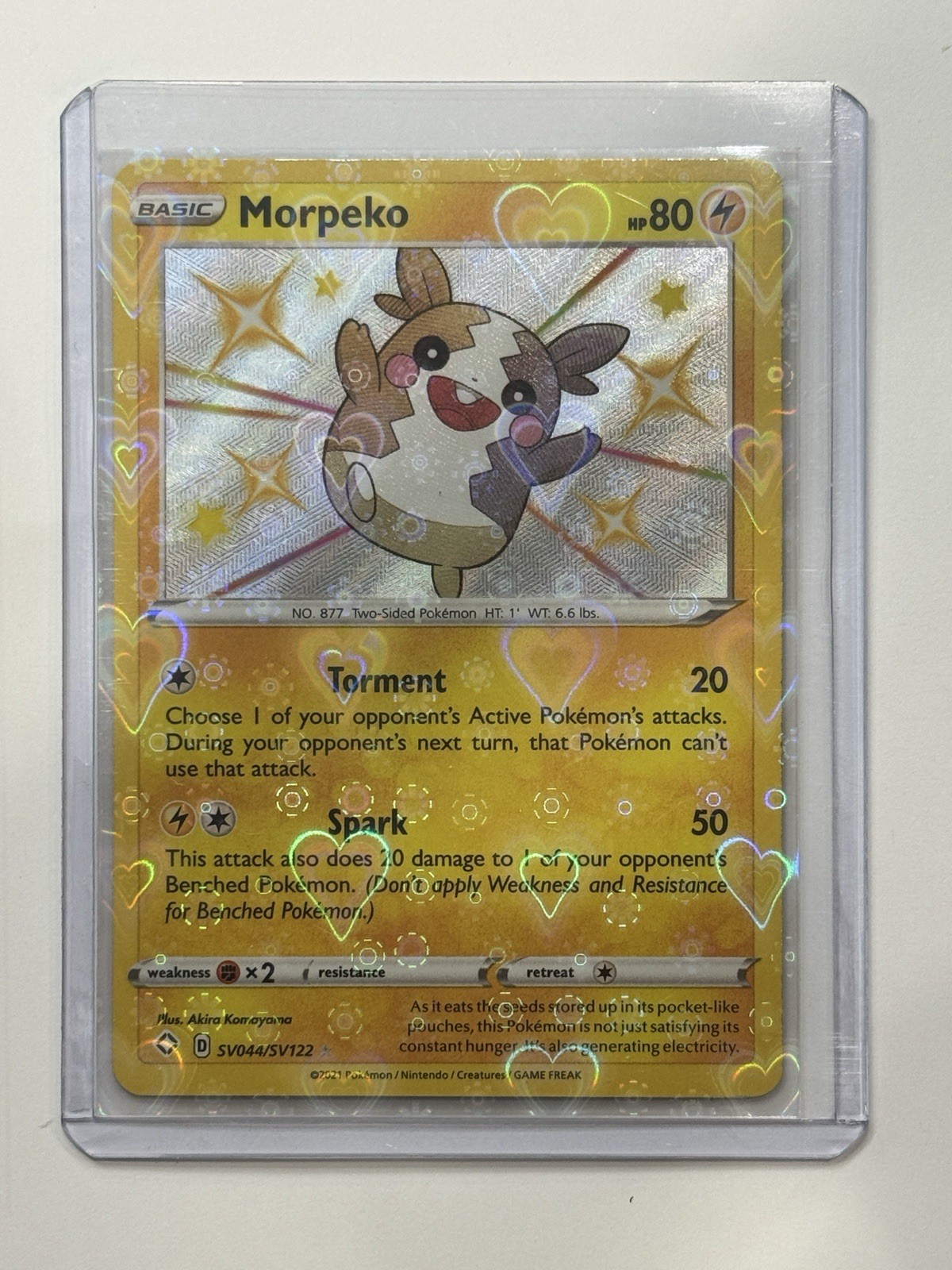 Morpeko SV044/SV122 Shining Fates: Shiny Vault Holo NM