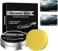 Titanium Ceramic Wax Cream for Cars,Advanced Car Coating & Polishing... 
