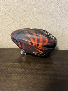 Dye Rotor Paintball Hopper Rare Red Fire (comes With Speed Feed Attached)