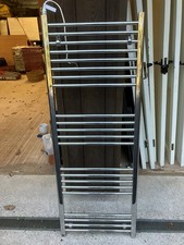 Chrome bathroom radiator 1600mm x 600mm Has electric heater element fitted